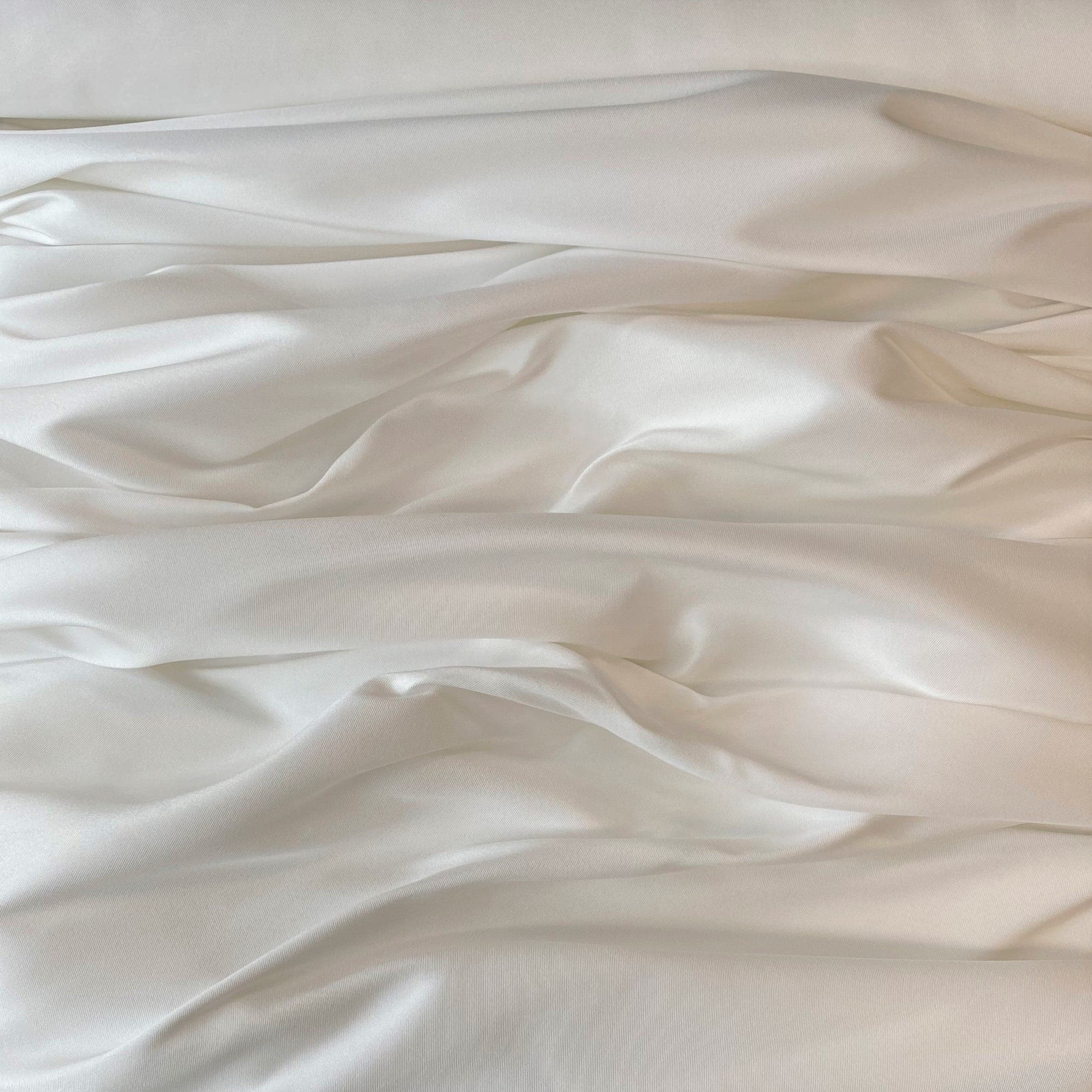 Stretch Polyester Zibeline(Mikado) Ivory