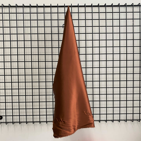 Stretch Satin Cinnamon