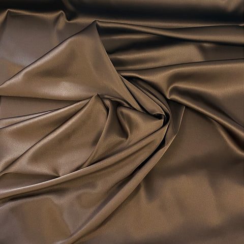 Stretch Satin Chocolate