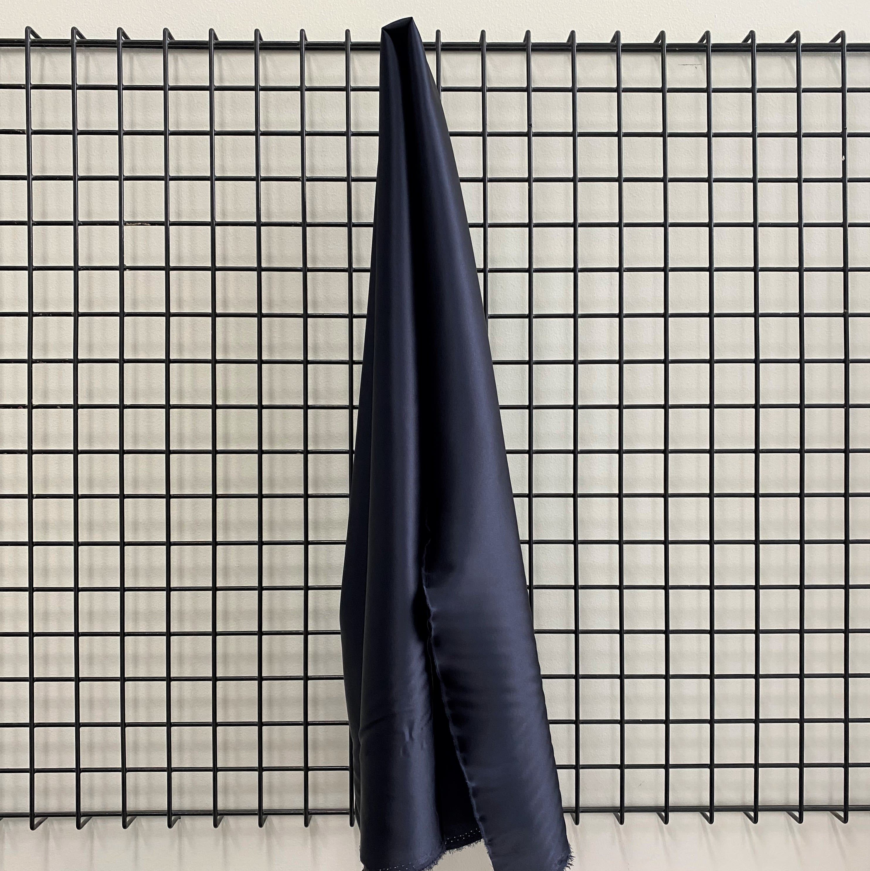 Stretch Satin Navy