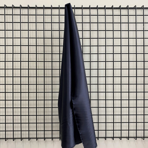 Stretch Satin Navy