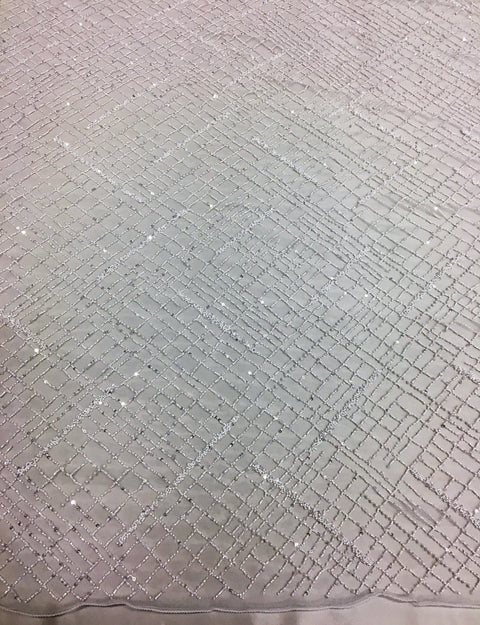 Remnant Beaded Crosshatch Design (SW1366) 1/Ivory