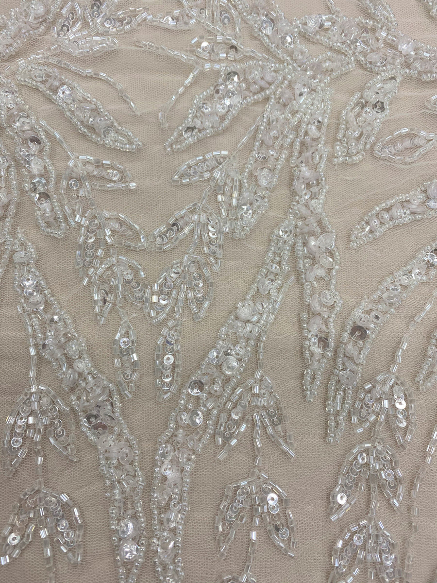 Ivory Silk Tulle Tu0068