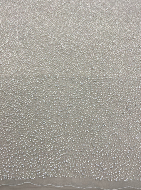 Beaded Tulle (SWDot) Ivory