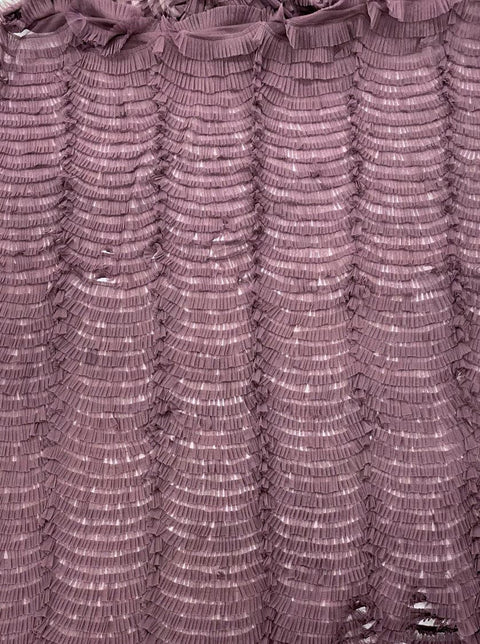 Ruffled Tulle (V17113) Grape