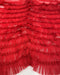 Ruffled Tulle (V17113) Red