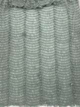 Seagrass Ruffled Tulle — soft, 100% nylon, 135cm wide