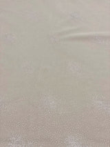 Ivory / Silver Sparkle Tulle — lightweight and soft, 100% nylon, 140cm wide