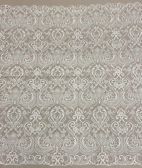 Embroidered Tulle (VJ12101) Ivory