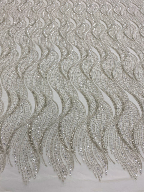 Beaded Tulle (VJ125170) Nude