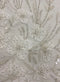 Embroidered Floral Tulle (VJ12848) Ivory
