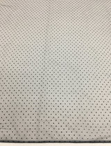 Black Flocked Hail Spot Tulle — soft, 100% polyester, 150cm wide
