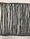 Beaded fringe (W-13427) Black