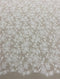 3D Floral Tulle  (W31314) Ivory