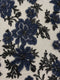 3D Floral Tulle  (W31314) Navy