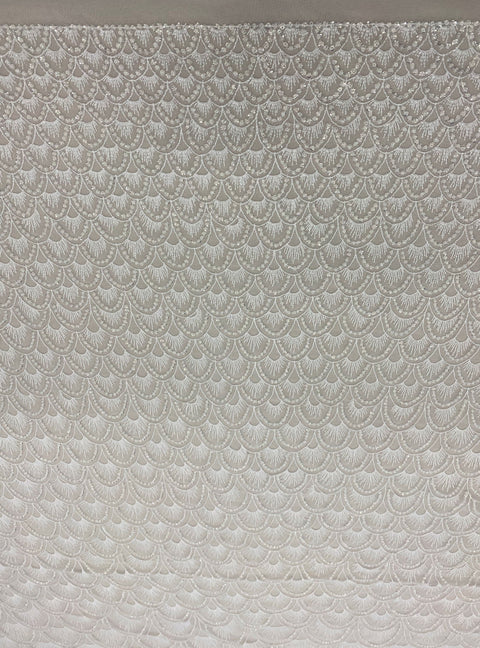 Embellished Tulle (W35458) Ivory