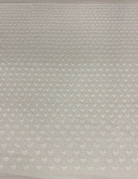 Embellished Tulle (W35458) Ivory