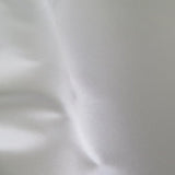 White Duchess Satin — a heavyweight silk duchess satin with a lustrous finish, 100% silk, 140cm wide