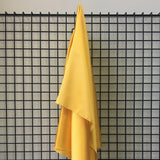 Yellow Sandwash Satin — lightweight and soft with a smooth luster satin finish, 100% mulberry silk, 140cm wide