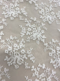 Floral Embroidered Organza (ZC1307)