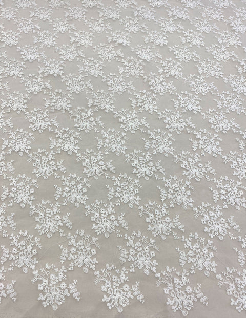 Floral Embroidered Organza (ZC1307)