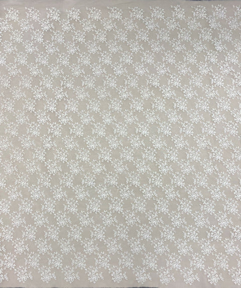 Floral Embroidered Organza (ZC1307)